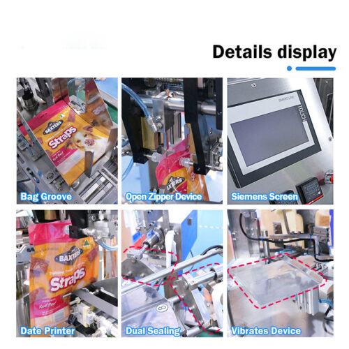 machine d'emballage à alimentation automatique en sacs