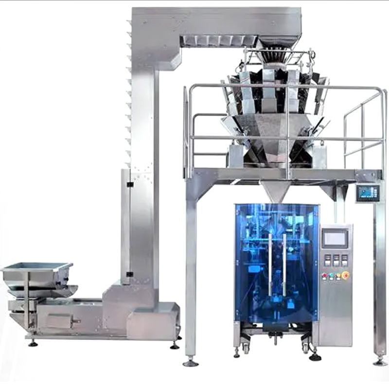 Automatische Granulat-Verpackungslinie Essbare Stoffe/Salz/Zucker/Kekse